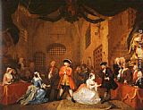 William Hogarth Famous Paintings - The Beggar's Opera 5